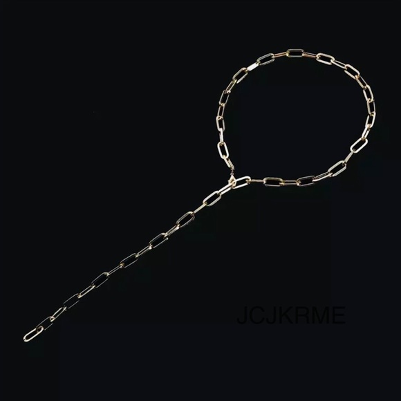 ✨✨Gold Link Lariat Necklace✨✨Adjustable✨ - Picture 2 of 4